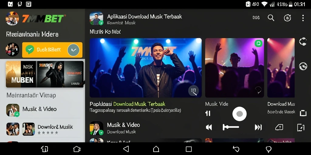 Antarmuka 7MMBET yang sederhana dan intuitif untuk Download Musik.