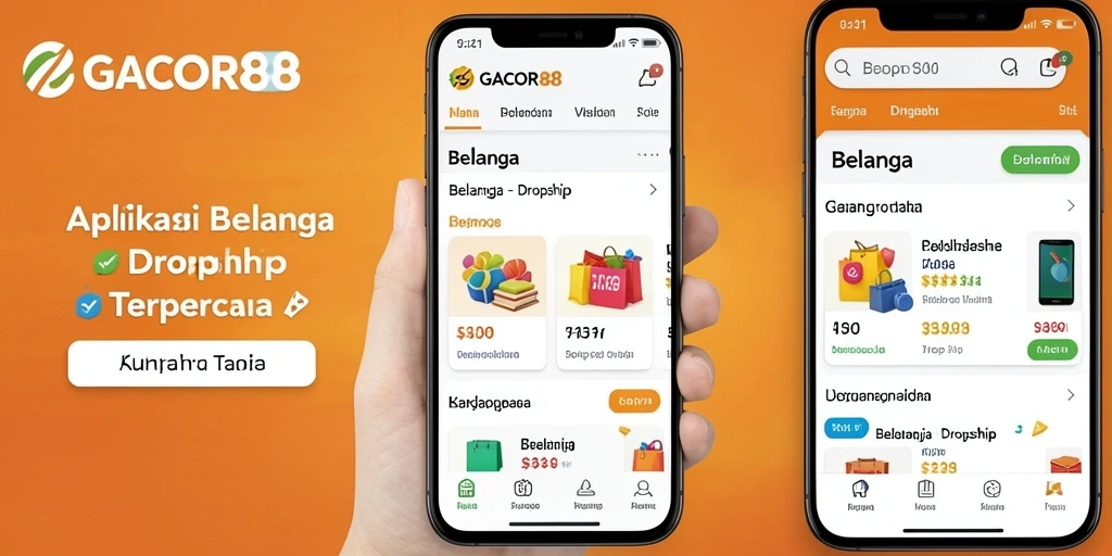 Tampilan antarmuka GACOR88 yang user-friendly untuk berbelanja Dropship.