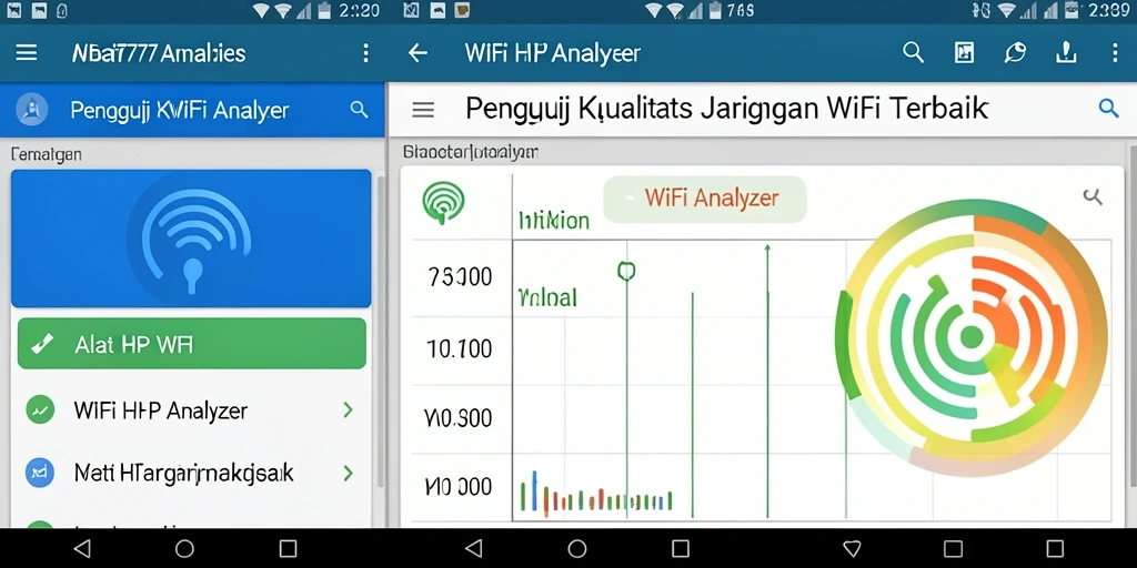 Screenshot antarmuka SOBAT777 yang menampilkan analisis jaringan WiFi yang jelas.