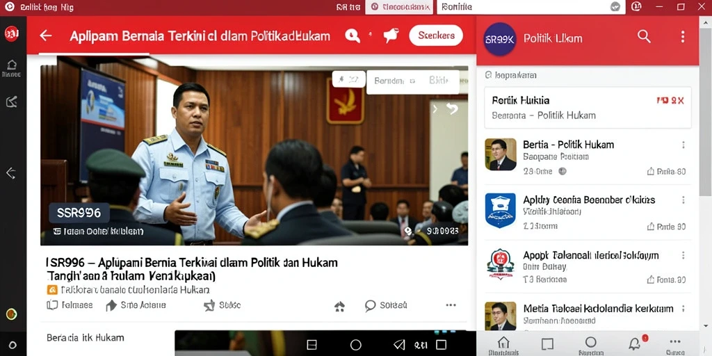 Tampilan antarmuka SR996 yang informatif dan menarik.