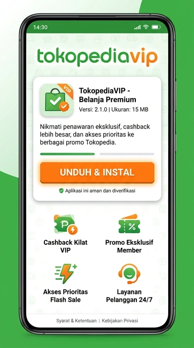 Unduh APK tokopediavip untuk Android dengan mudah.